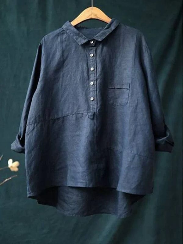 Elvie | Elegancka letnia bluzka z lnu