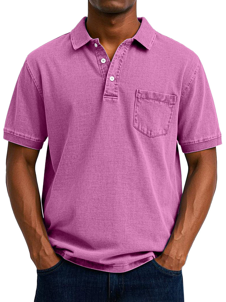 Benedykt – Męska koszulka polo w stylu vintage casual