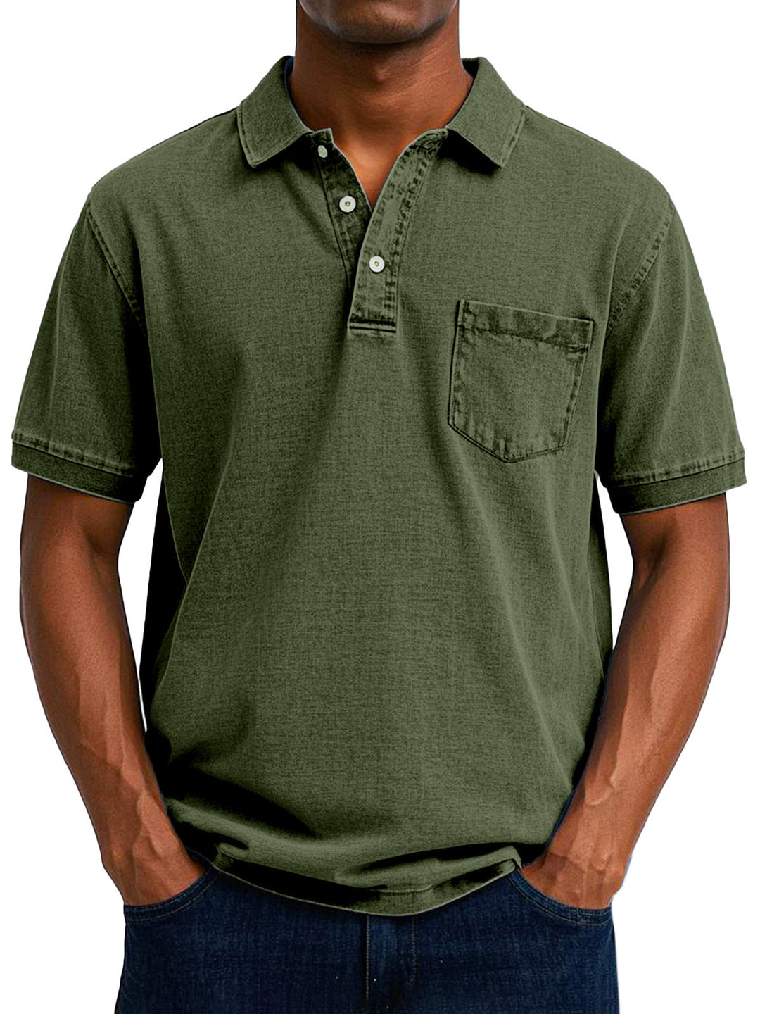 Benedykt – Męska koszulka polo w stylu vintage casual