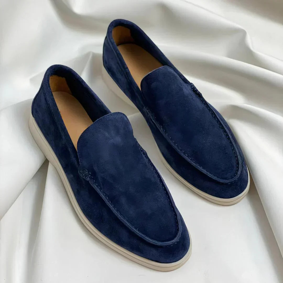 Eleganckie zamszowe mokasyny