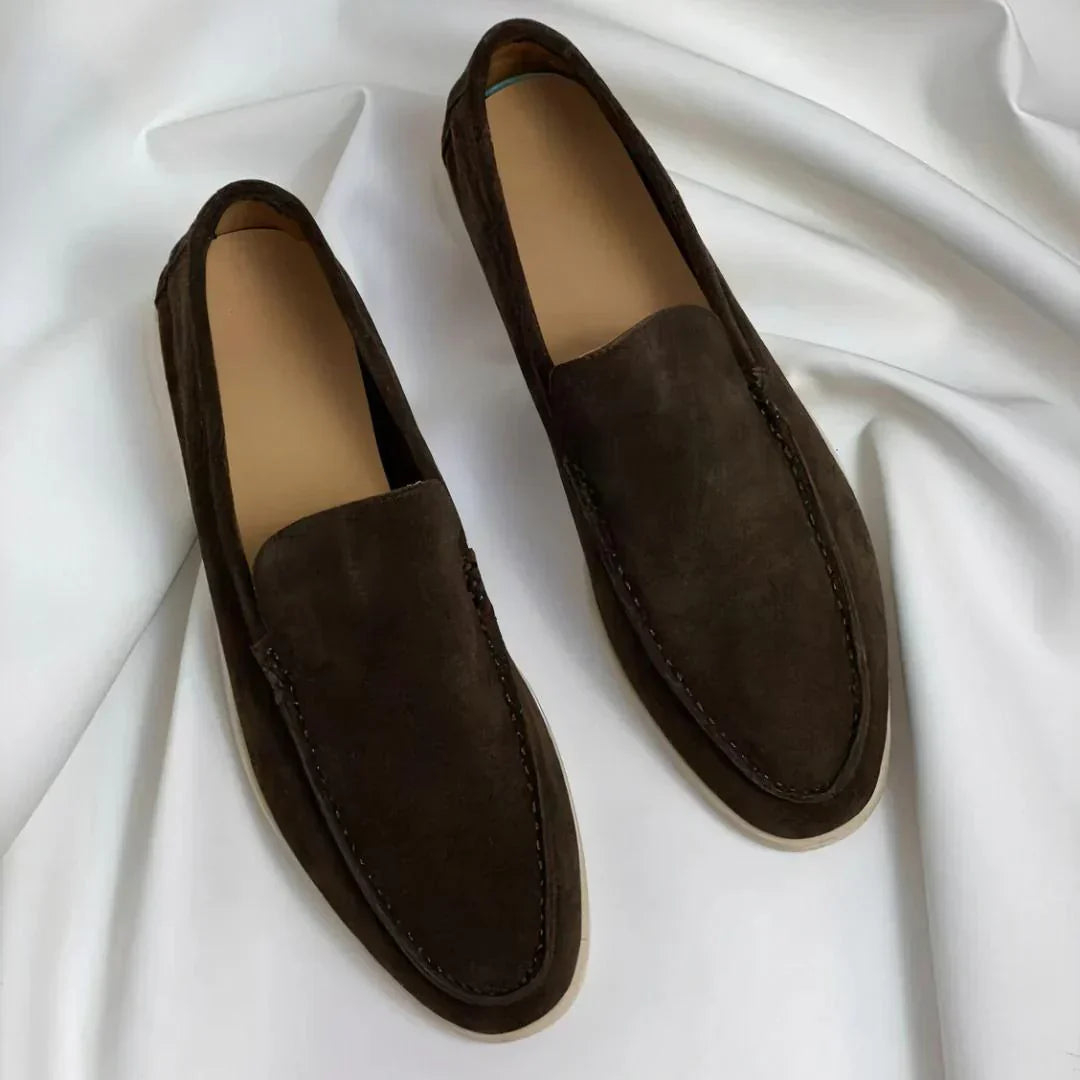 Eleganckie zamszowe mokasyny