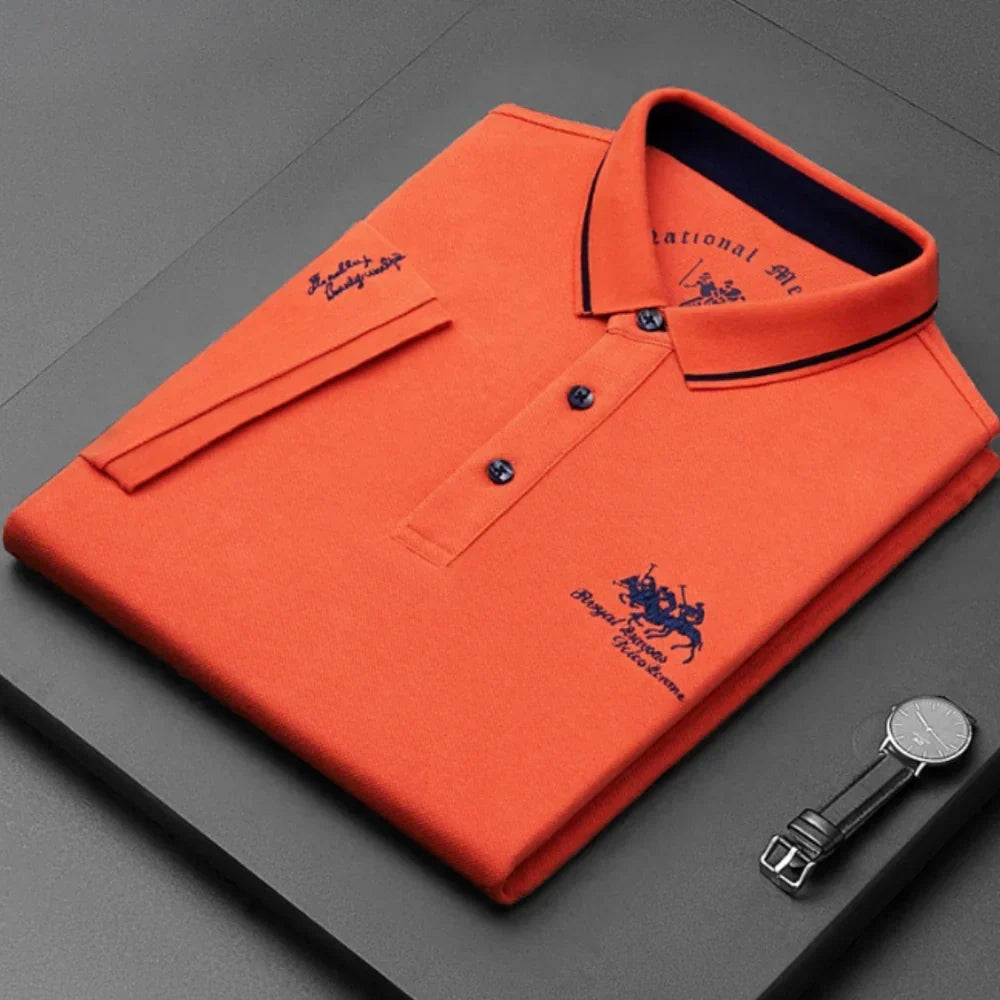 Norbert – Elegancka koszulka polo z organicznej bawełny