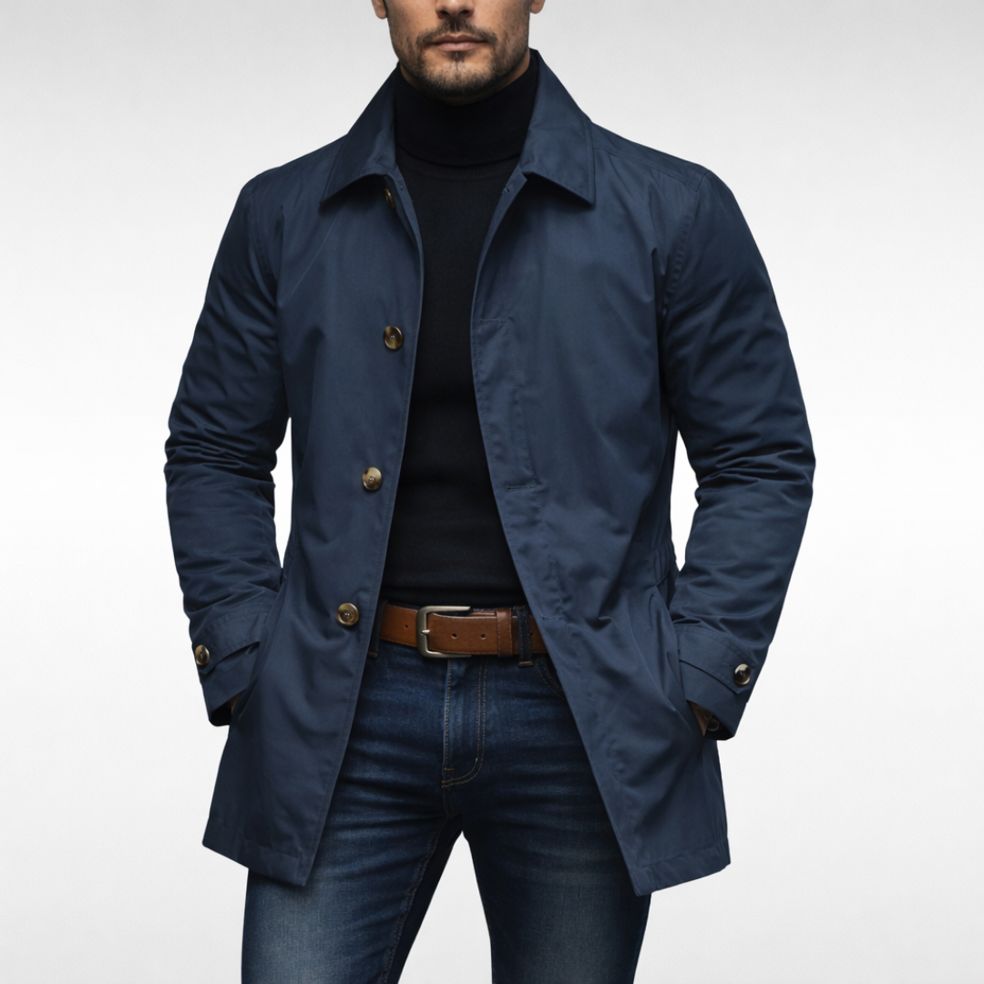 Elegancki płaszcz trench