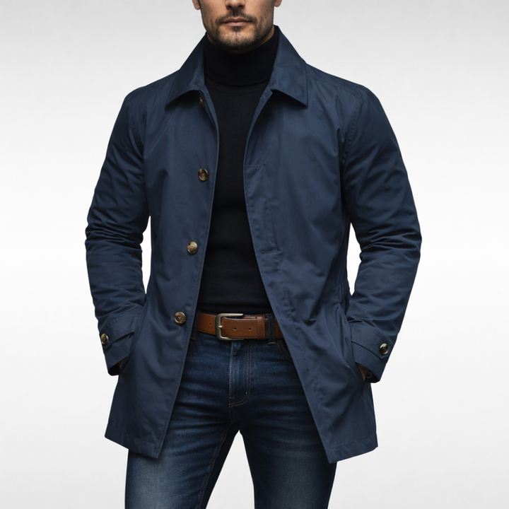 Elegancki płaszcz trench