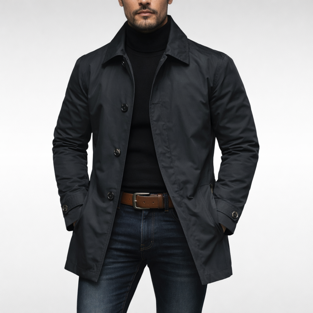 Elegancki płaszcz trench
