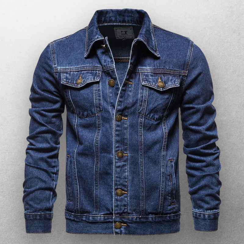 Wiktor | Elegancka Kurtka Jeansowa