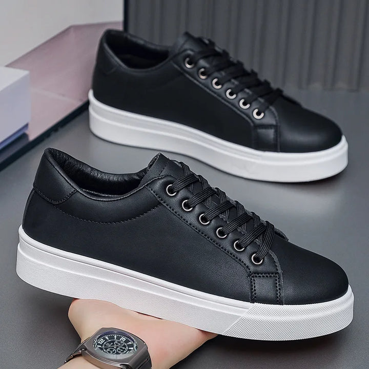 Casualowe skórzane buty