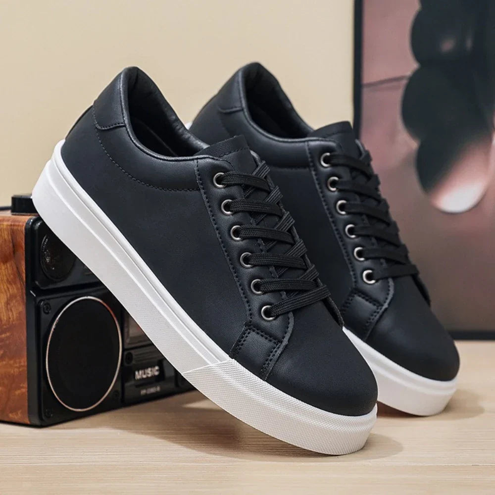 Casualowe skórzane buty