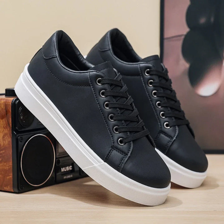 Casualowe skórzane buty