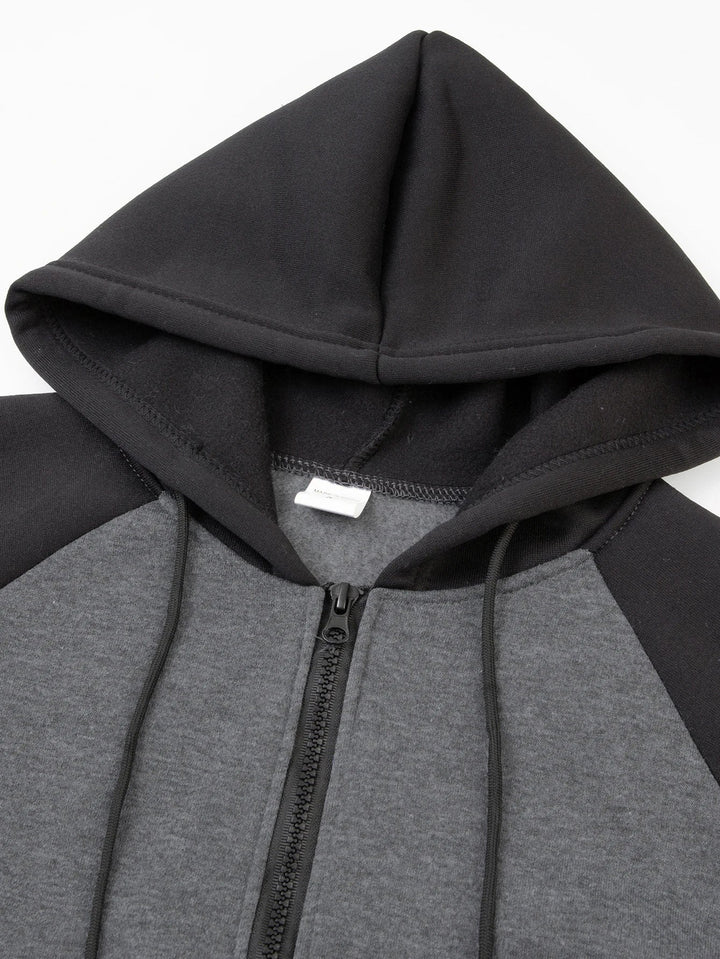Kamil | Bluza fleece z kapturem