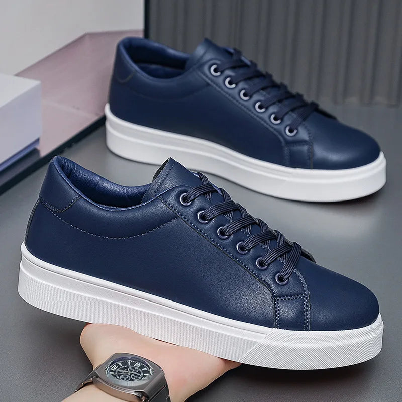 Casualowe skórzane buty
