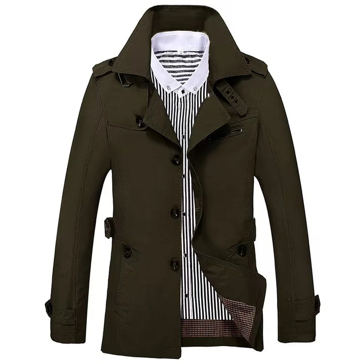 Kacper | Męski Płaszcz Trench Casual