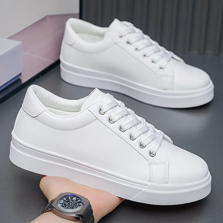 Casualowe skórzane buty