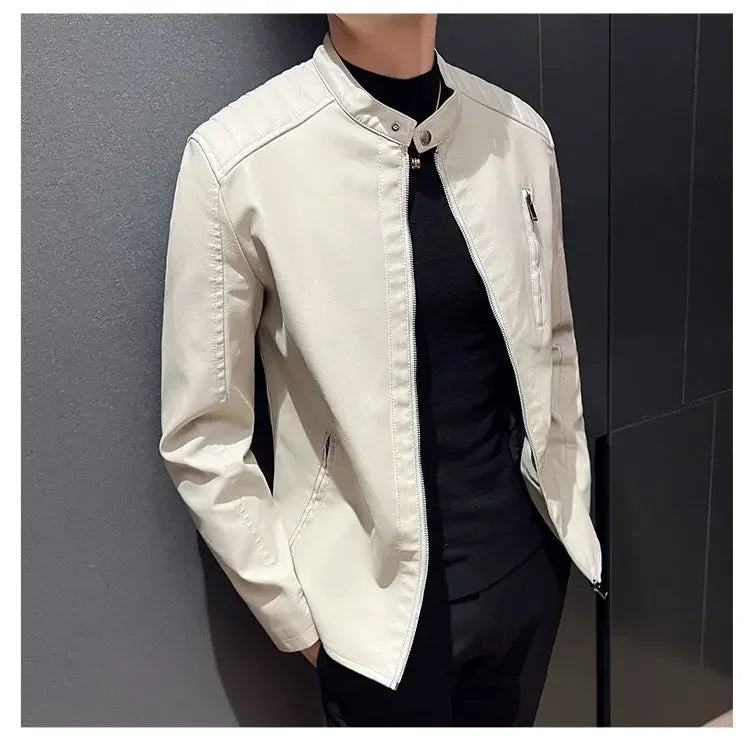 Adrian | Elegancka Skórzana Kurtka