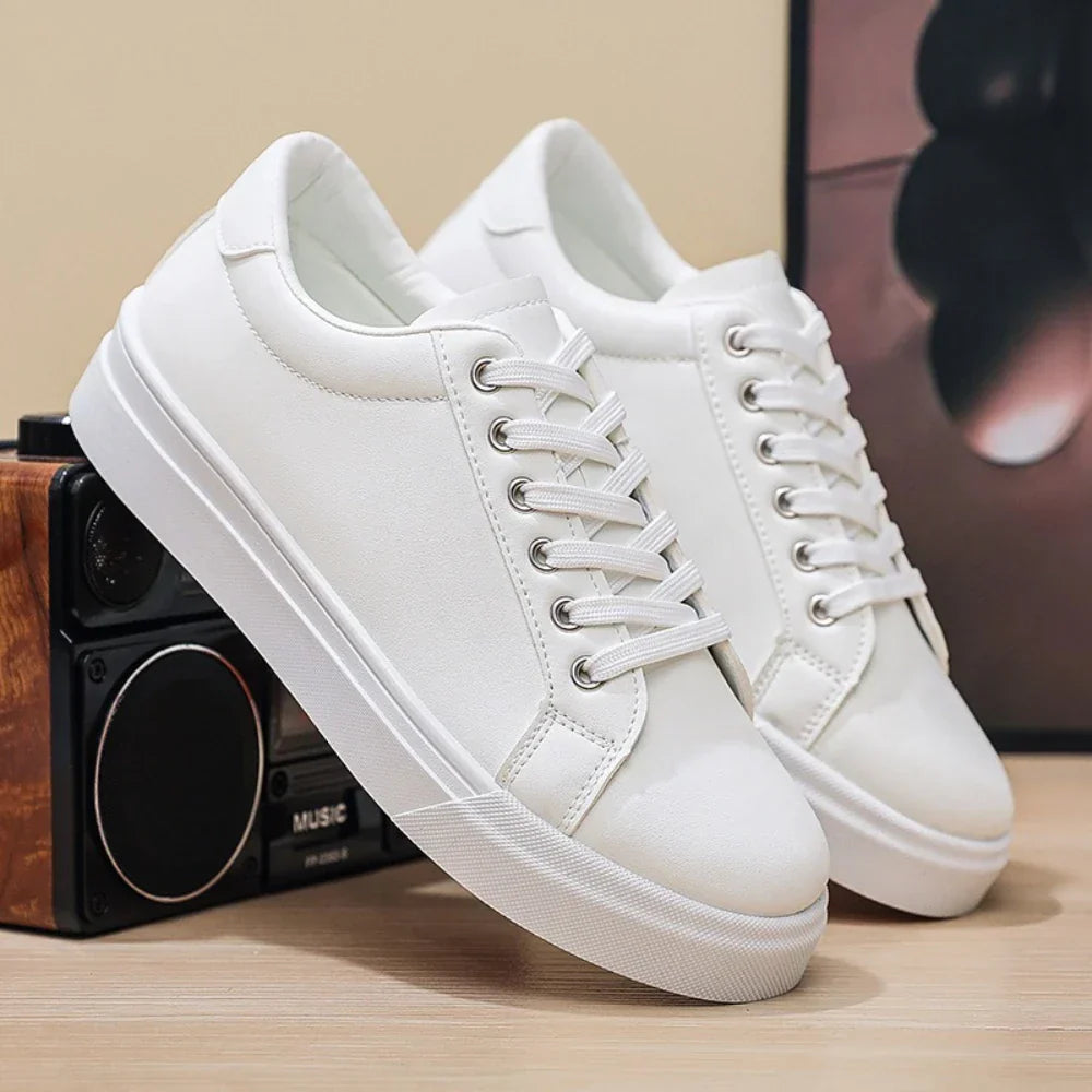 Casualowe skórzane buty