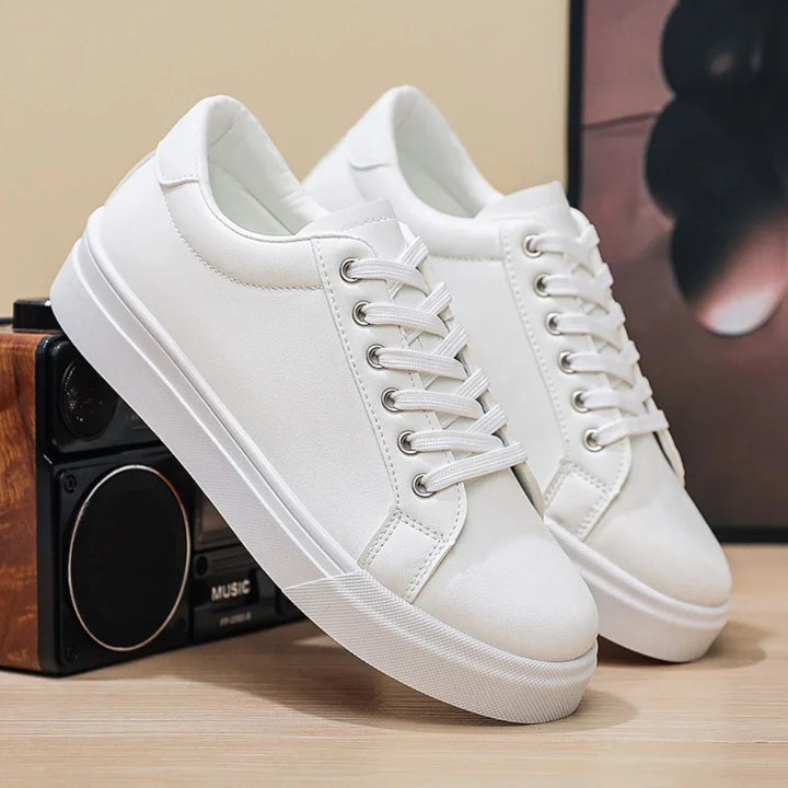 Casualowe skórzane buty