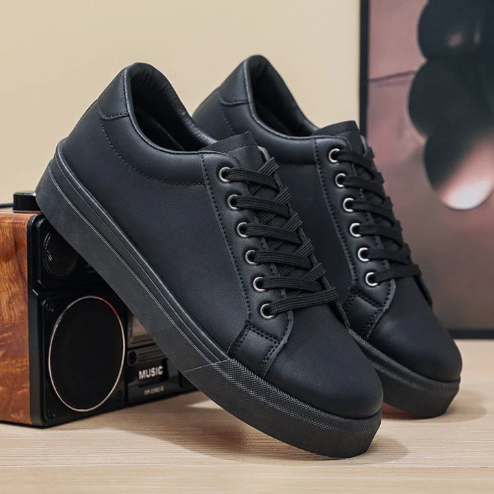 Casualowe skórzane buty