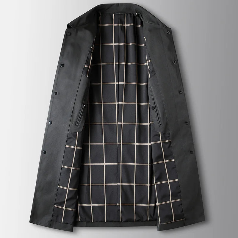 Męski Płaszcz Trench Casual