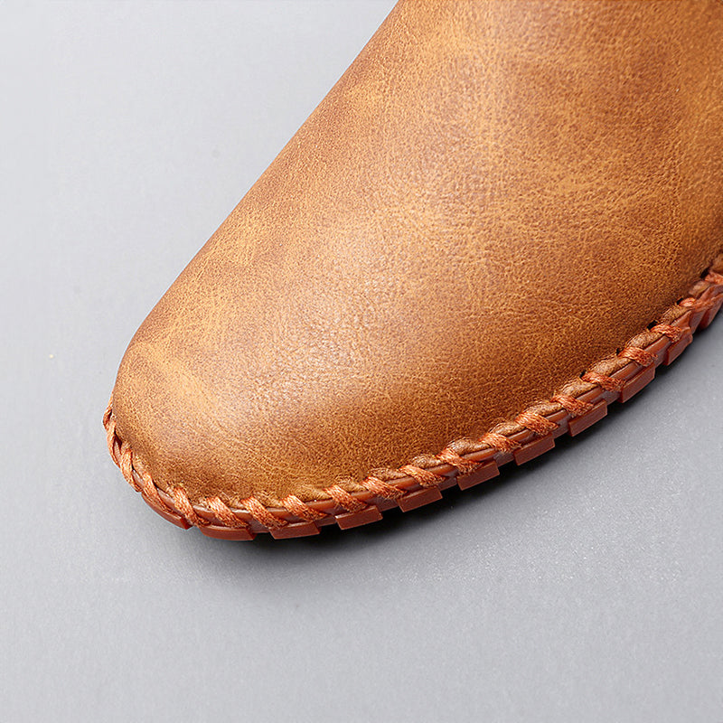 Skórzane loafersy Santorini
