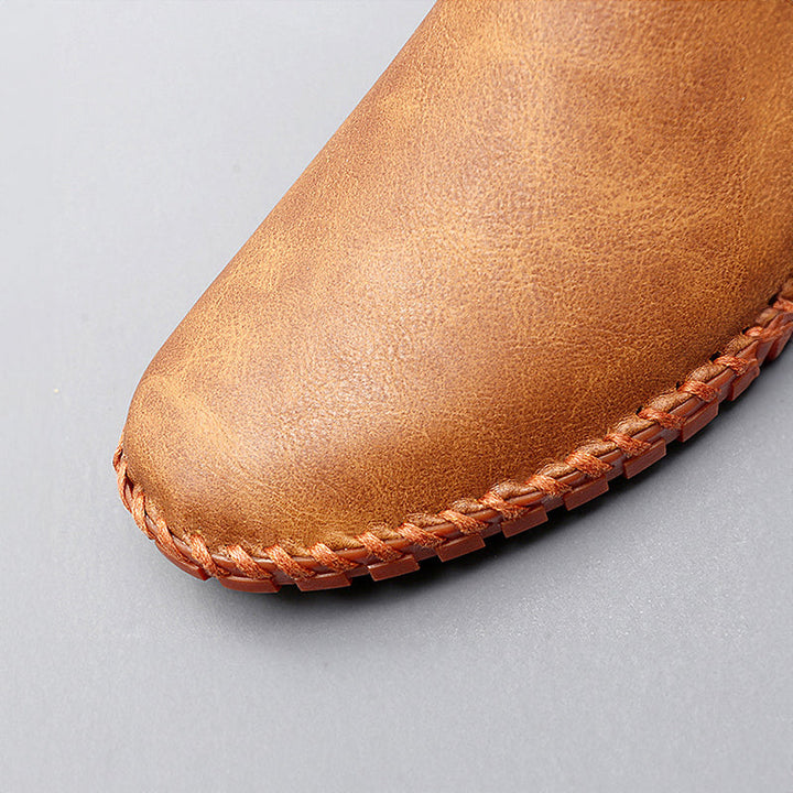 Skórzane loafersy Santorini