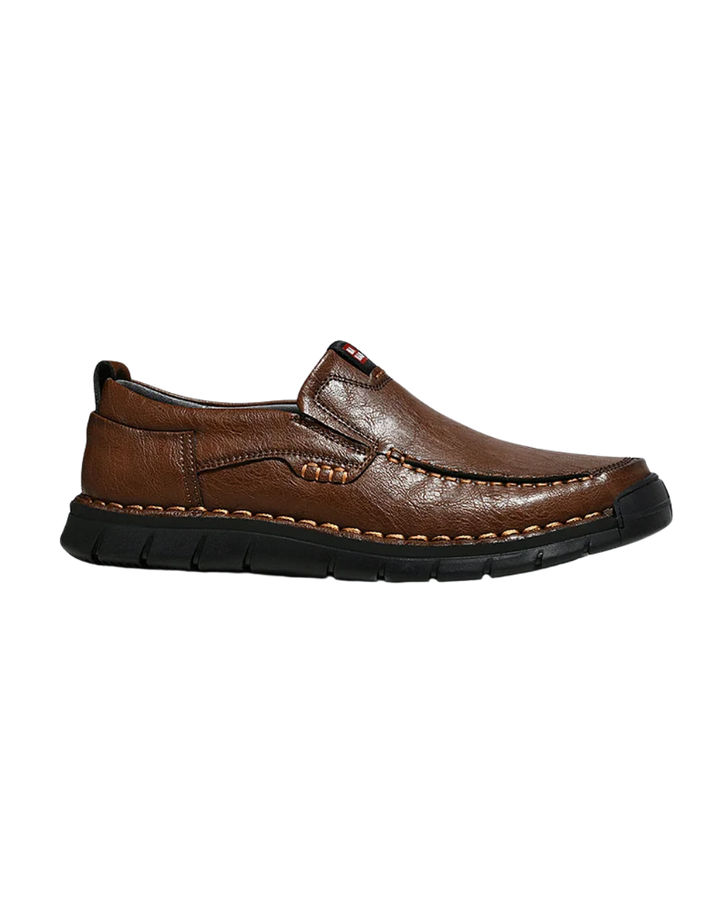 Eleganckie Skórzane Buty Wsuwane