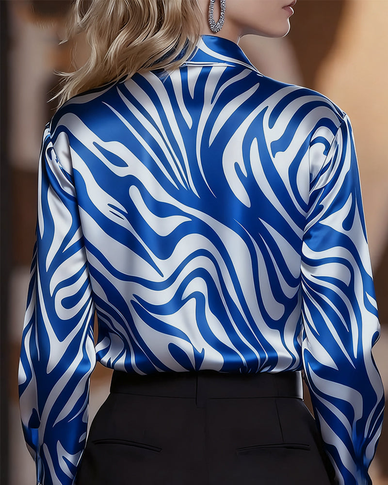 Zebra | Stylowa i Szykowna Koszula z Efektownym Wzorem