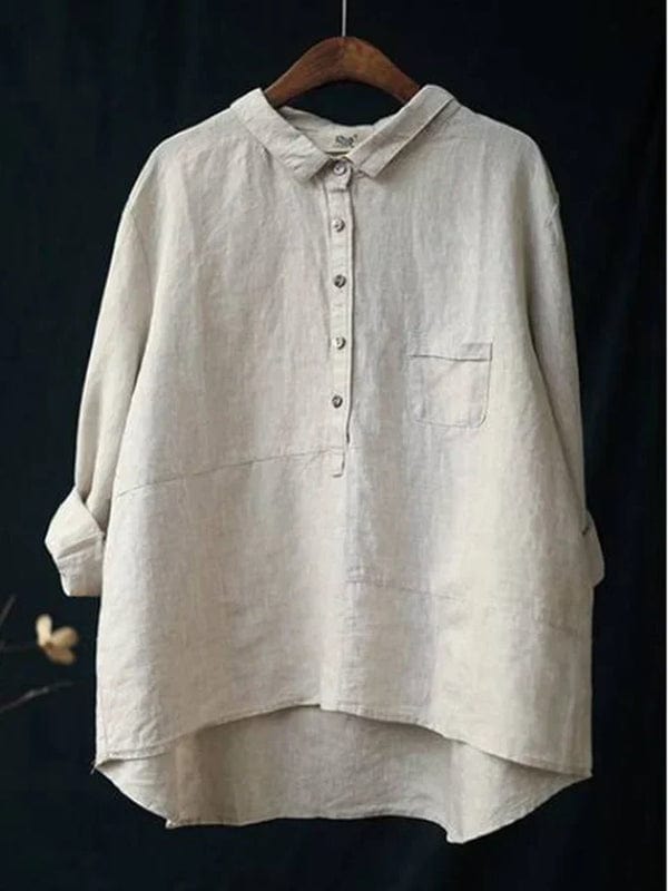 Elvie | Elegancka letnia bluzka z lnu
