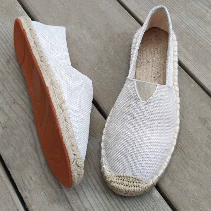 Eleganckie męskie espadryle