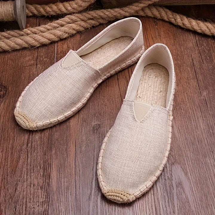 Eleganckie męskie espadryle