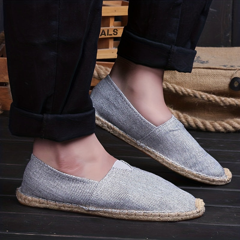 Eleganckie męskie espadryle
