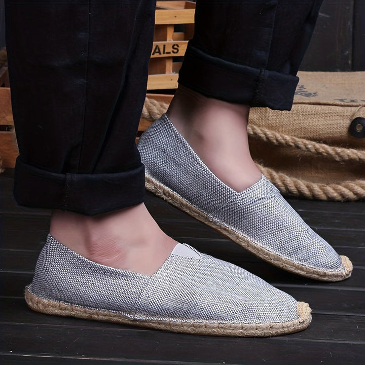 Eleganckie męskie espadryle