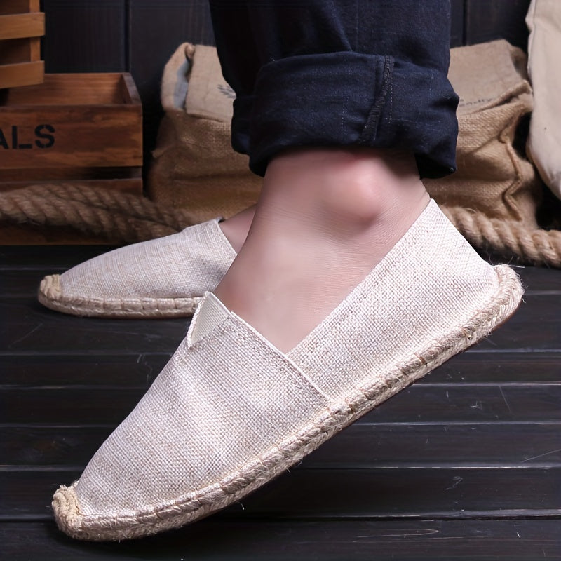 Eleganckie męskie espadryle