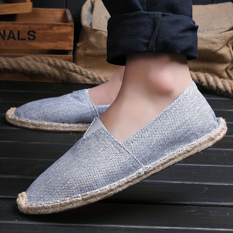 Eleganckie męskie espadryle