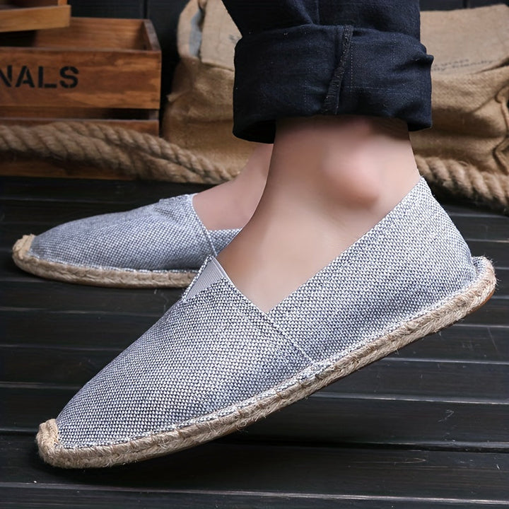 Eleganckie męskie espadryle