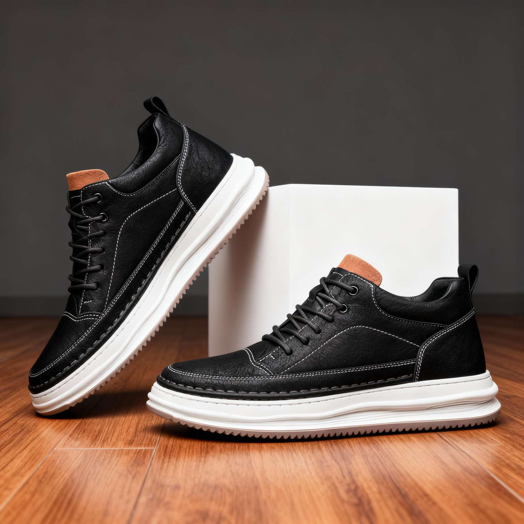 Eleganckie Skórzane Buty