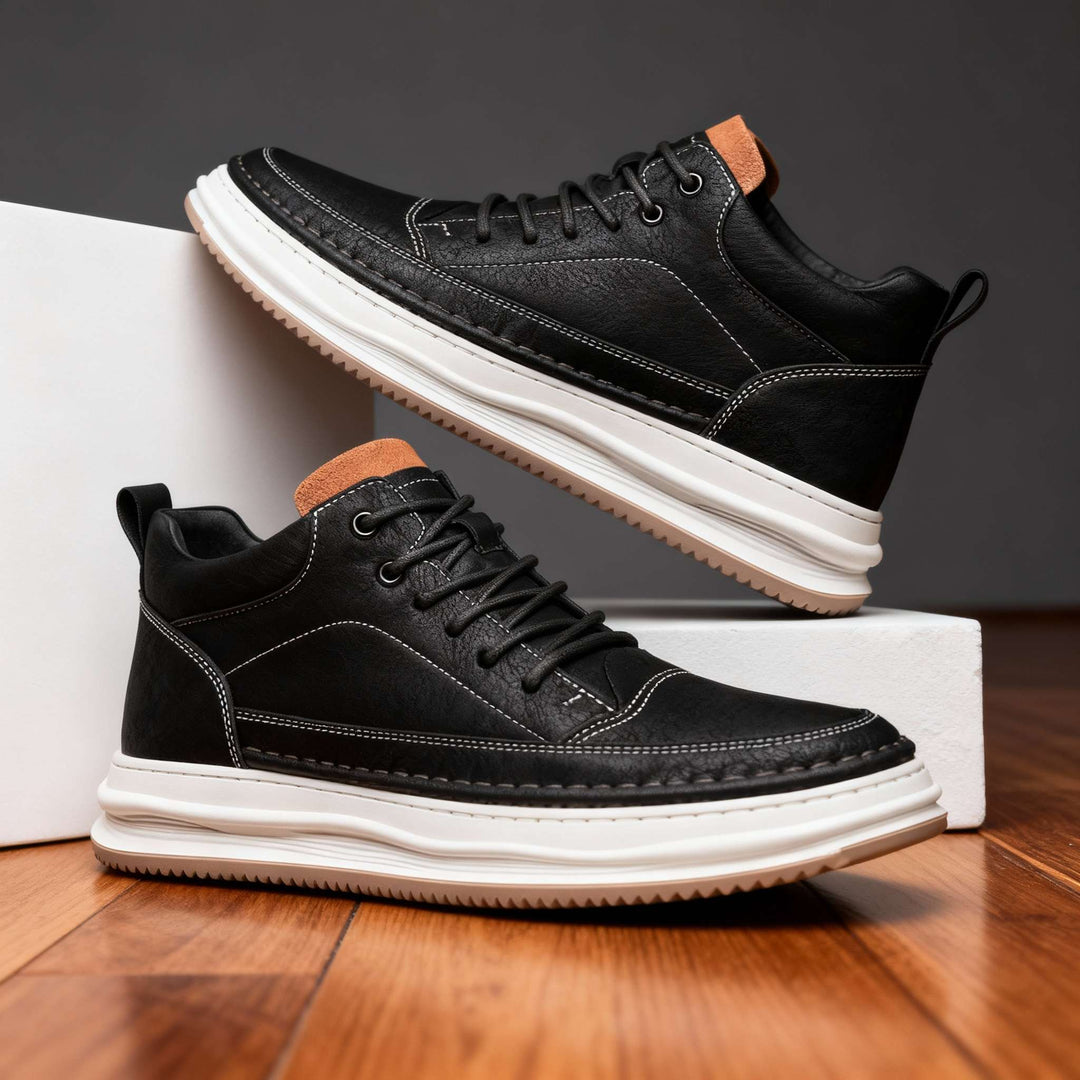 Eleganckie Skórzane Buty