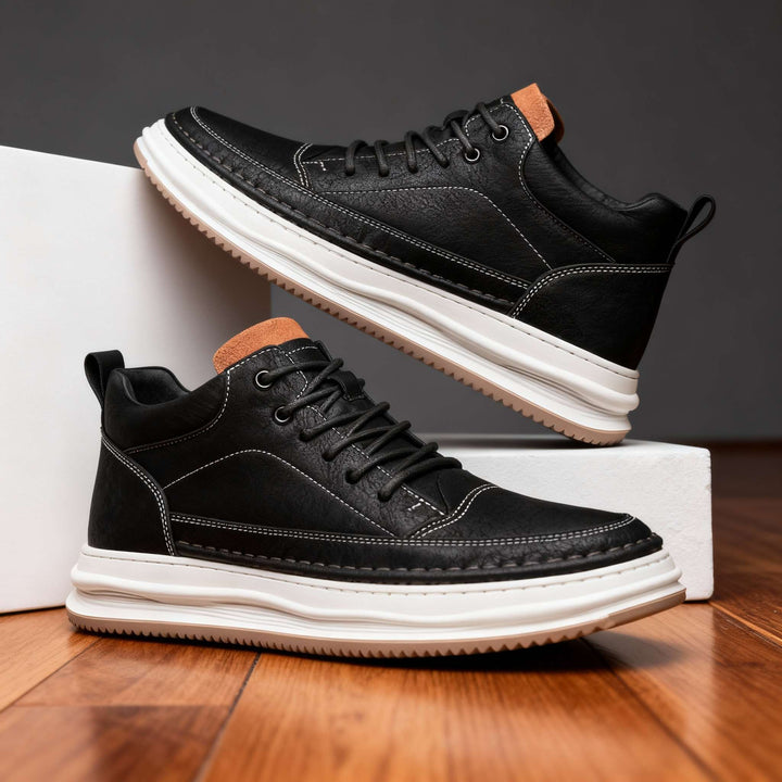 Eleganckie Skórzane Buty