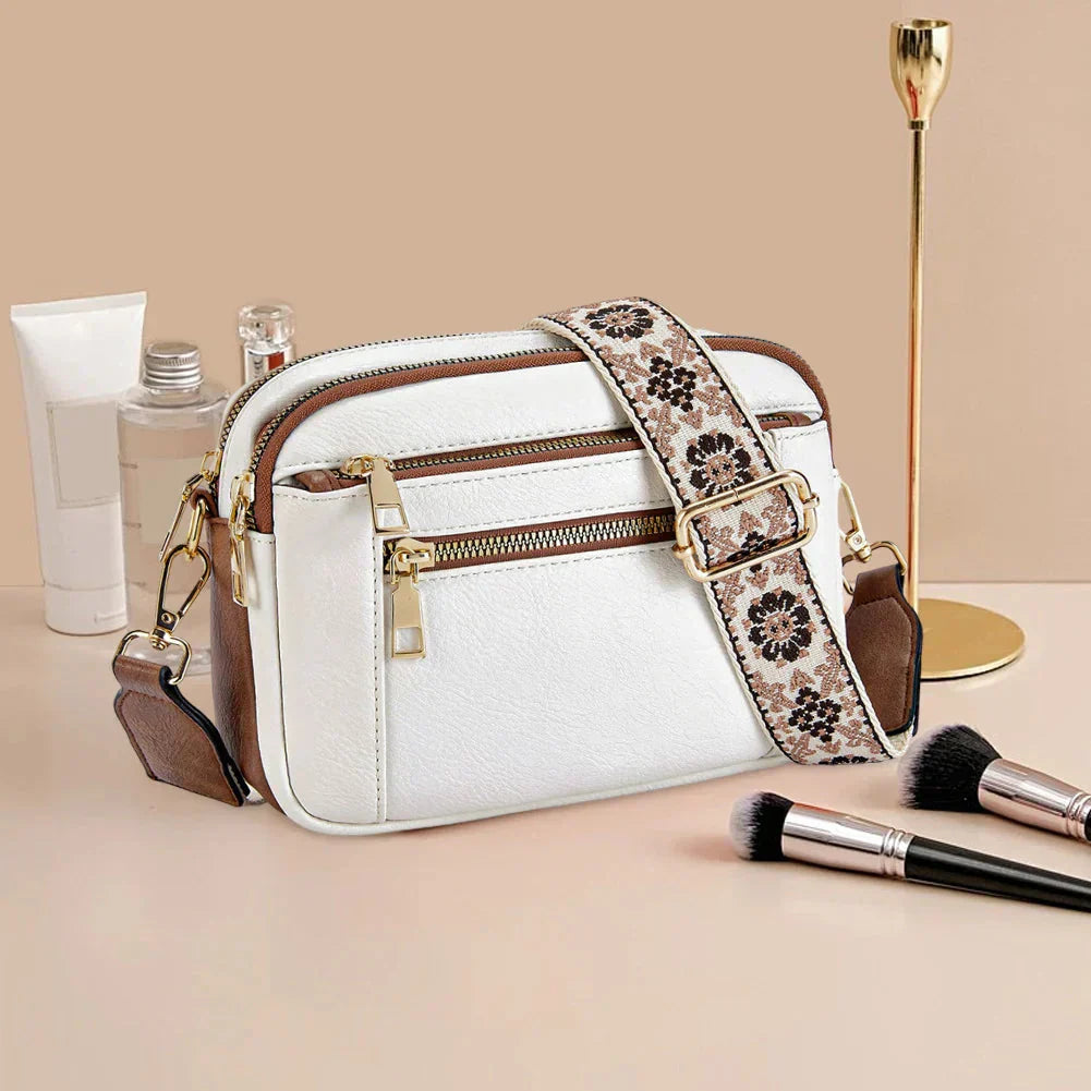 Dorota - Crossbody z kolorowymi paskami