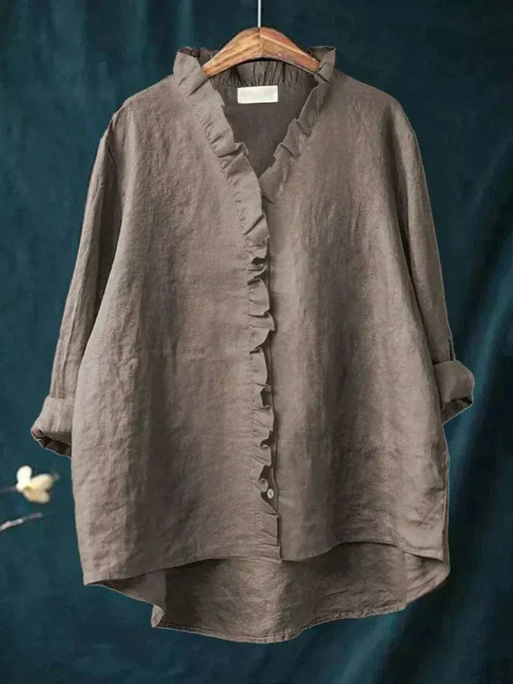 Eline | Elegancka letnia bluzka z lnu