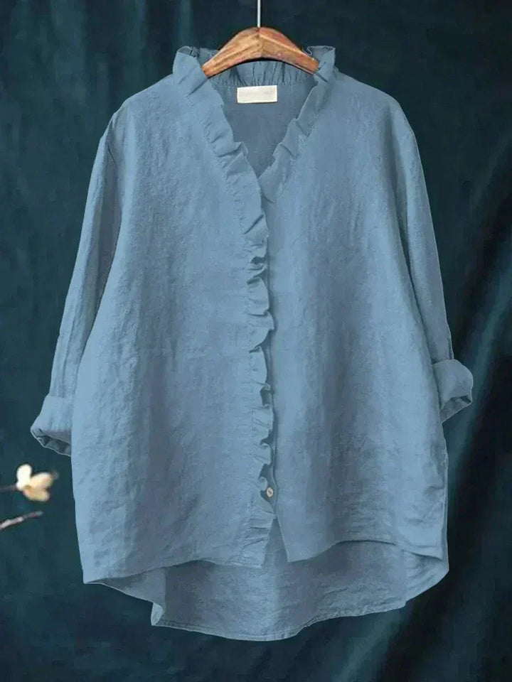 Eline | Elegancka letnia bluzka z lnu