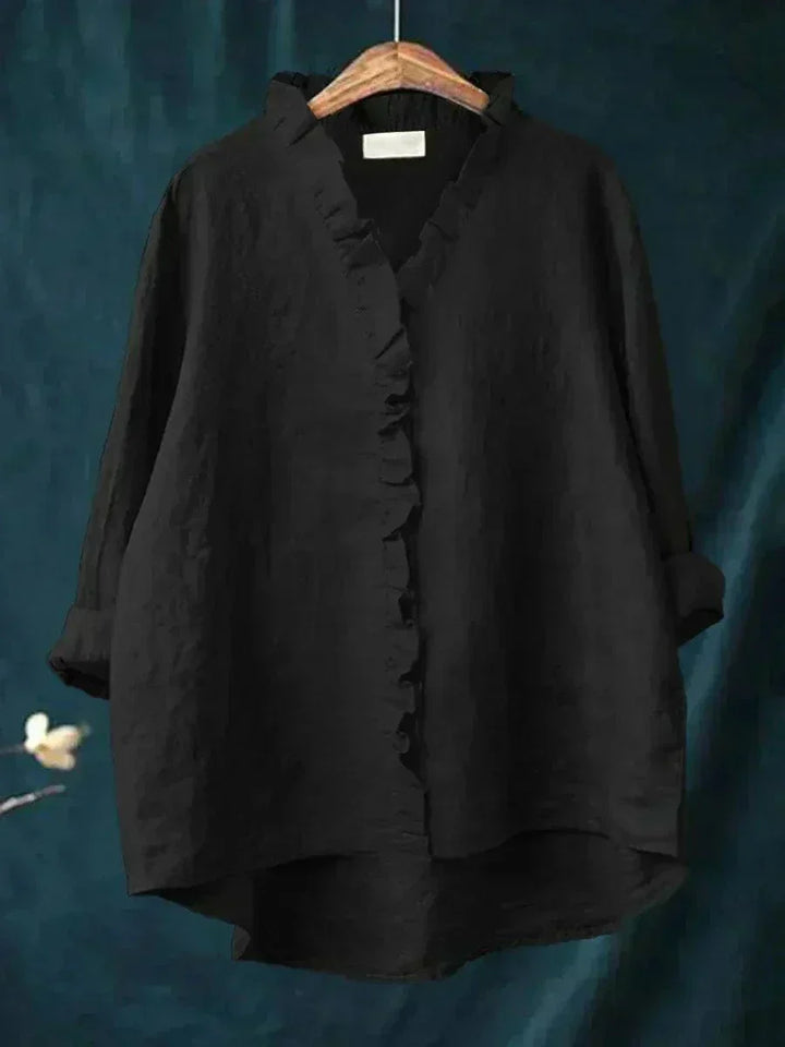 Eline | Elegancka letnia bluzka z lnu