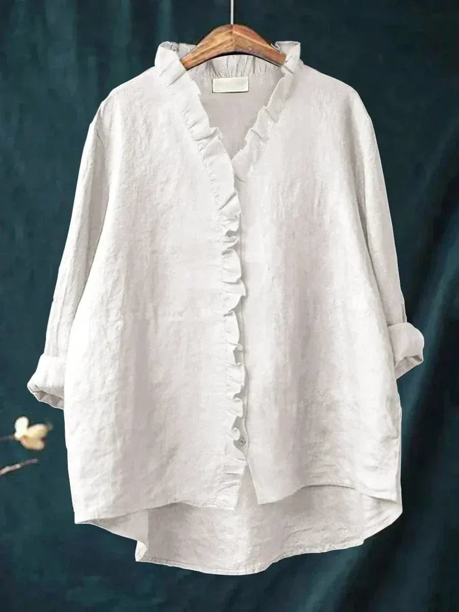 Eline | Elegancka letnia bluzka z lnu