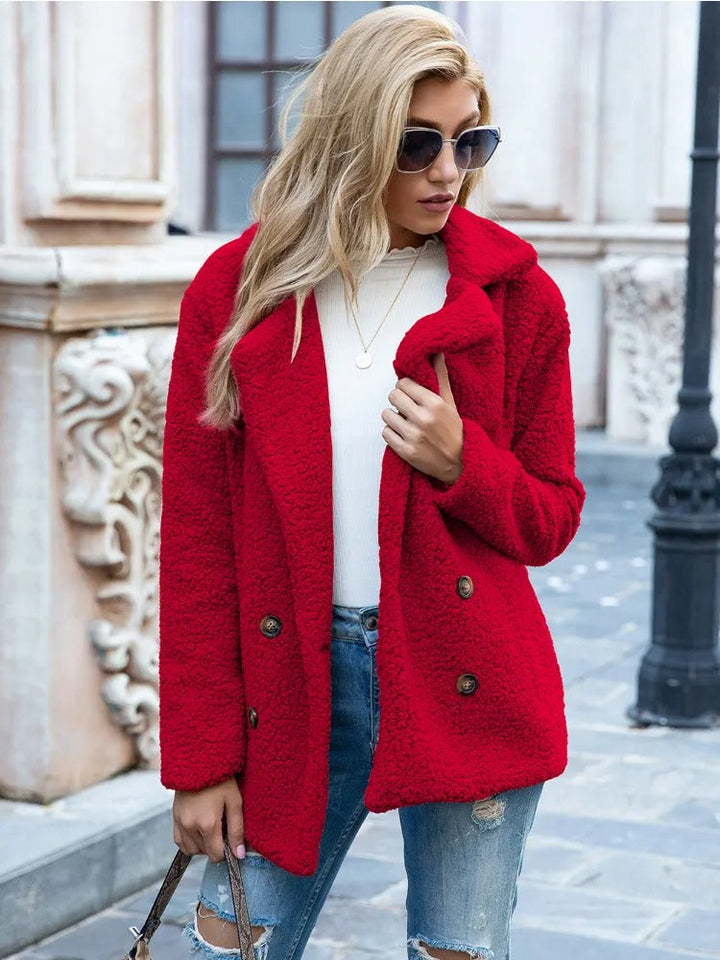 Elodie™ | Klasyczny Płaszcz Teddy